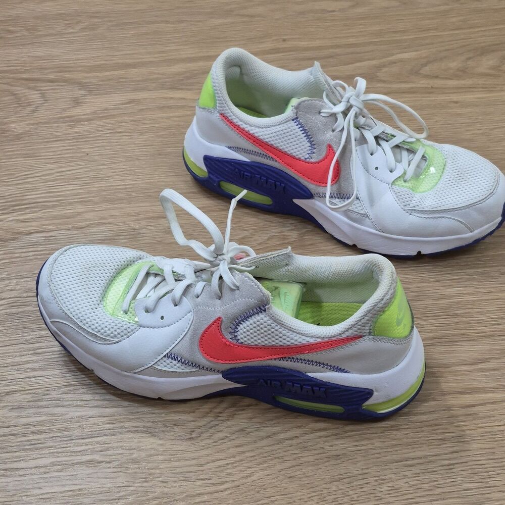 Nike Air Max Excee Sneakers Mens Size 8 Running Shoes Purple Neon